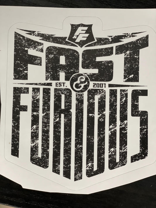 Funny Car Decals: Fast & Furious Inspired Waterproof Vinyl Stickers