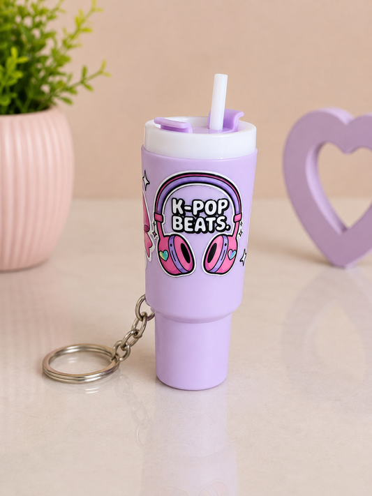 K-pop tumbler keychains