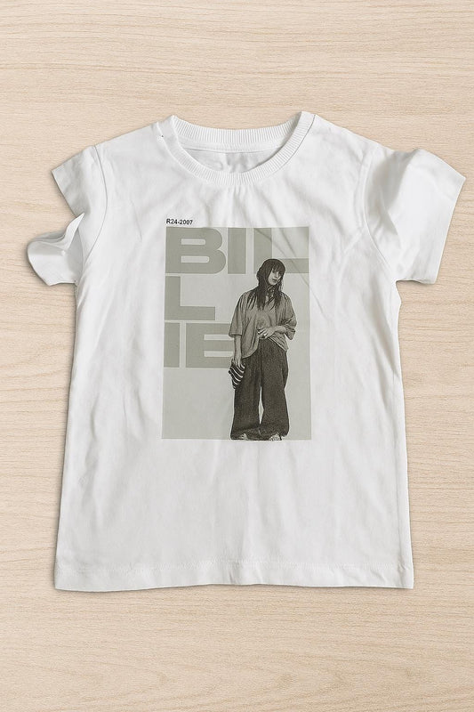 Kids "Billie" Graphic Tee: Trendy Music-Inspired Shirt