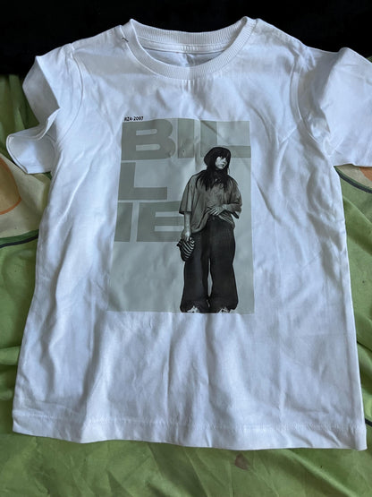 Kids "Billie" Graphic Tee: Trendy Music-Inspired Shirt