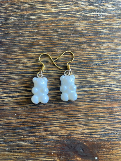 Colorful Gummy Bear Dangle Earrings: Playful Candy Jewelry