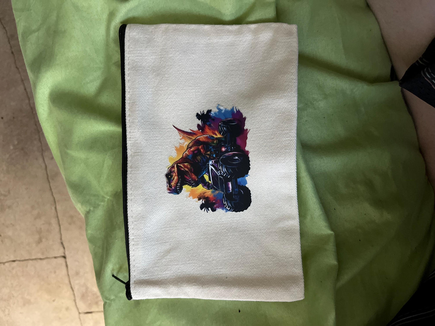 Canvas Zipper Pouch: Makeup Bag, Pencil Case, Small Travel Bag