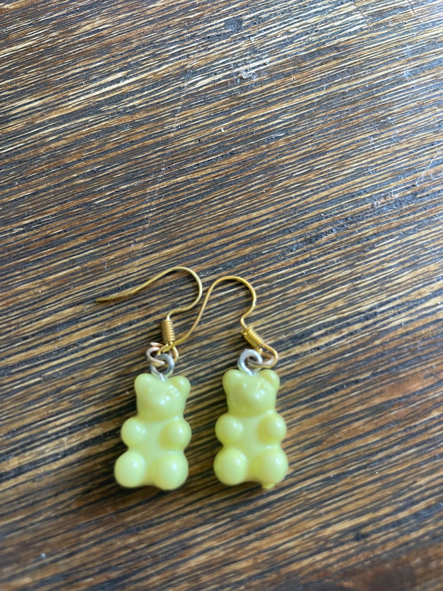 Colorful Gummy Bear Dangle Earrings: Playful Candy Jewelry