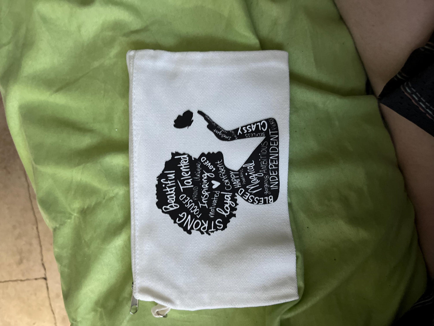 Canvas Zipper Pouch: Small Makeup Bag, Pencil Case