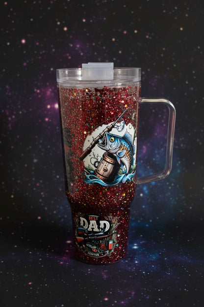 Fishing dad 40Oz tumbler