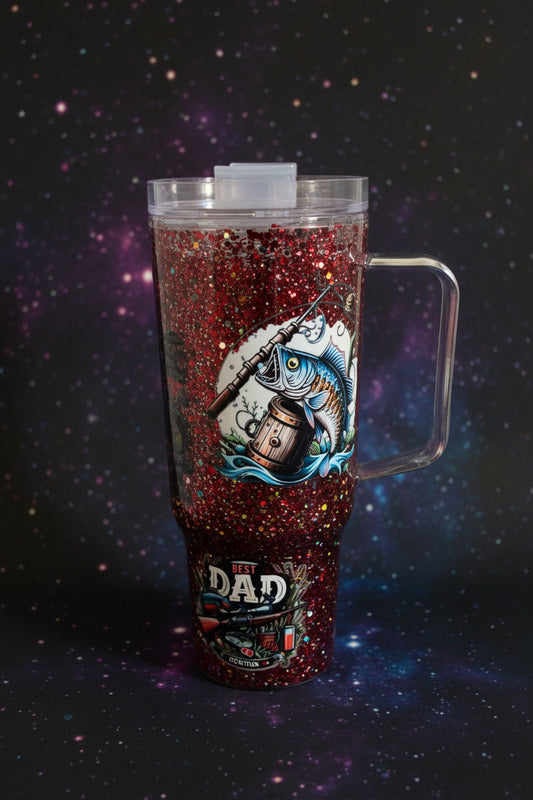 Fishing dad 40Oz tumbler