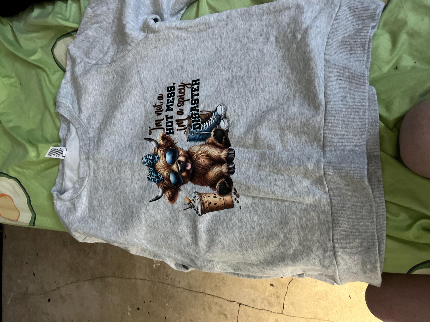 Funny Grey Jumpers | “Glorious Disaster” “Shut the Fucupcakes” Crewnecks | Unisex Humour Sweaters | Sassy & Sarcastic Gifts