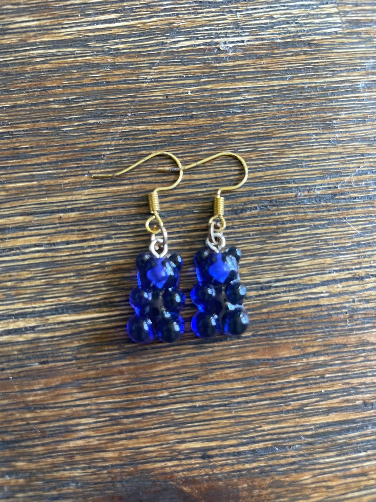 Colorful Gummy Bear Dangle Earrings: Playful Candy Jewelry