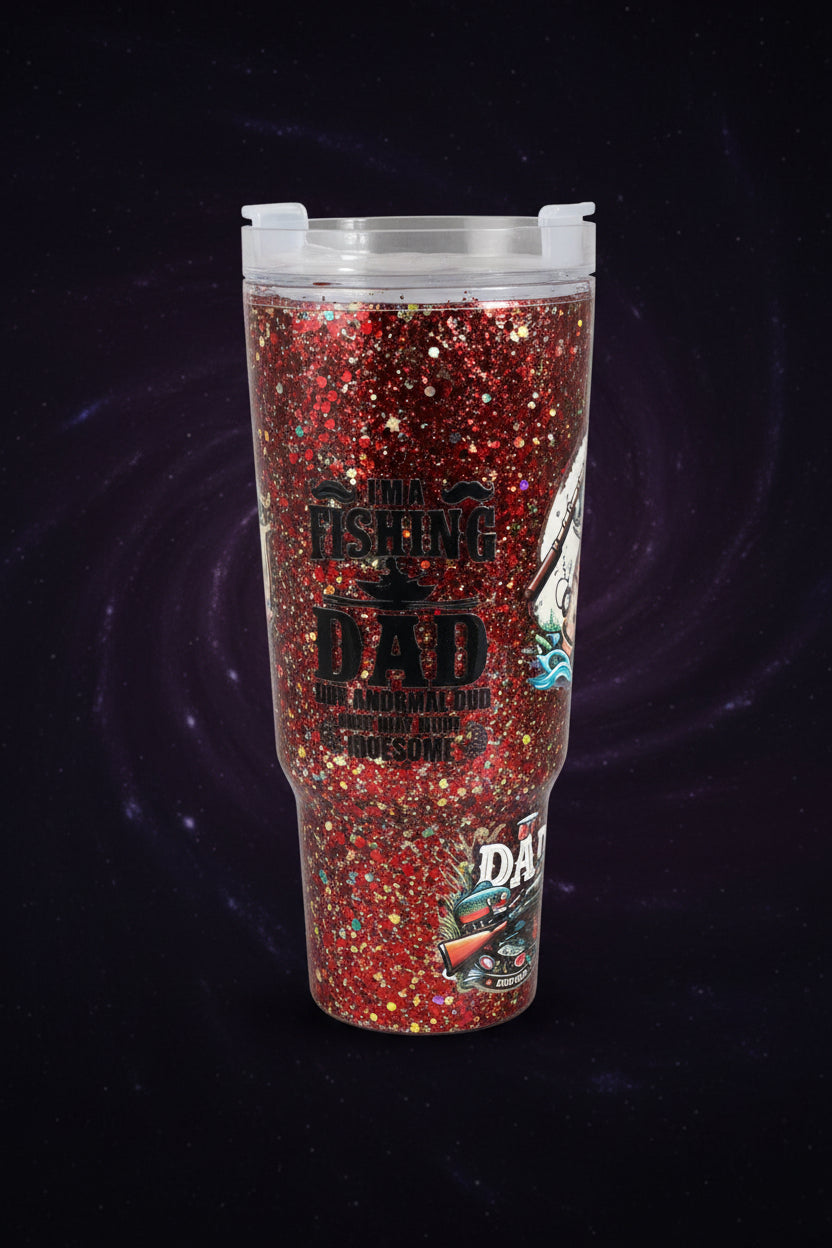 Fishing dad 40Oz tumbler