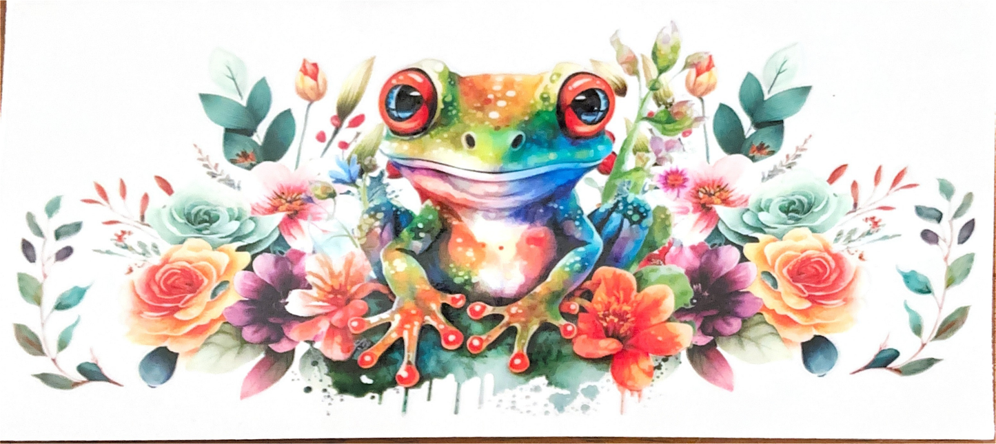 rainbow-floral-frog