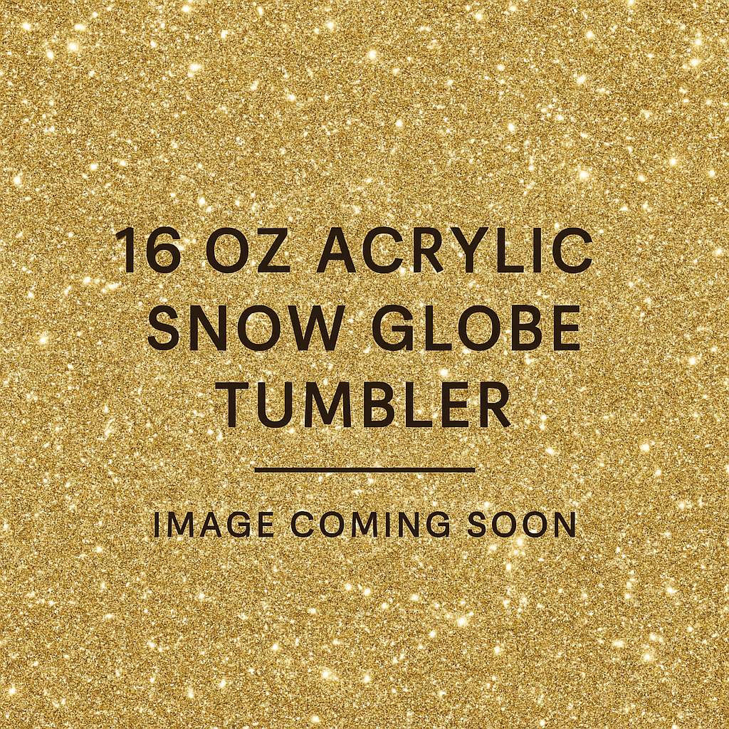 16Oz Acrylic Snow Globe Tumblers