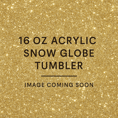 16Oz Acrylic Snow Globe Tumblers