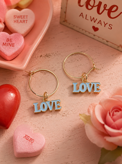 Valentine’s Day earrings