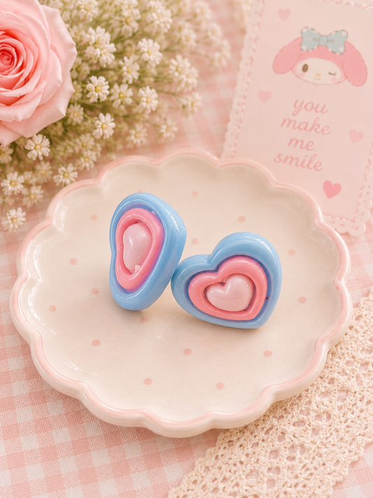Heart Studs