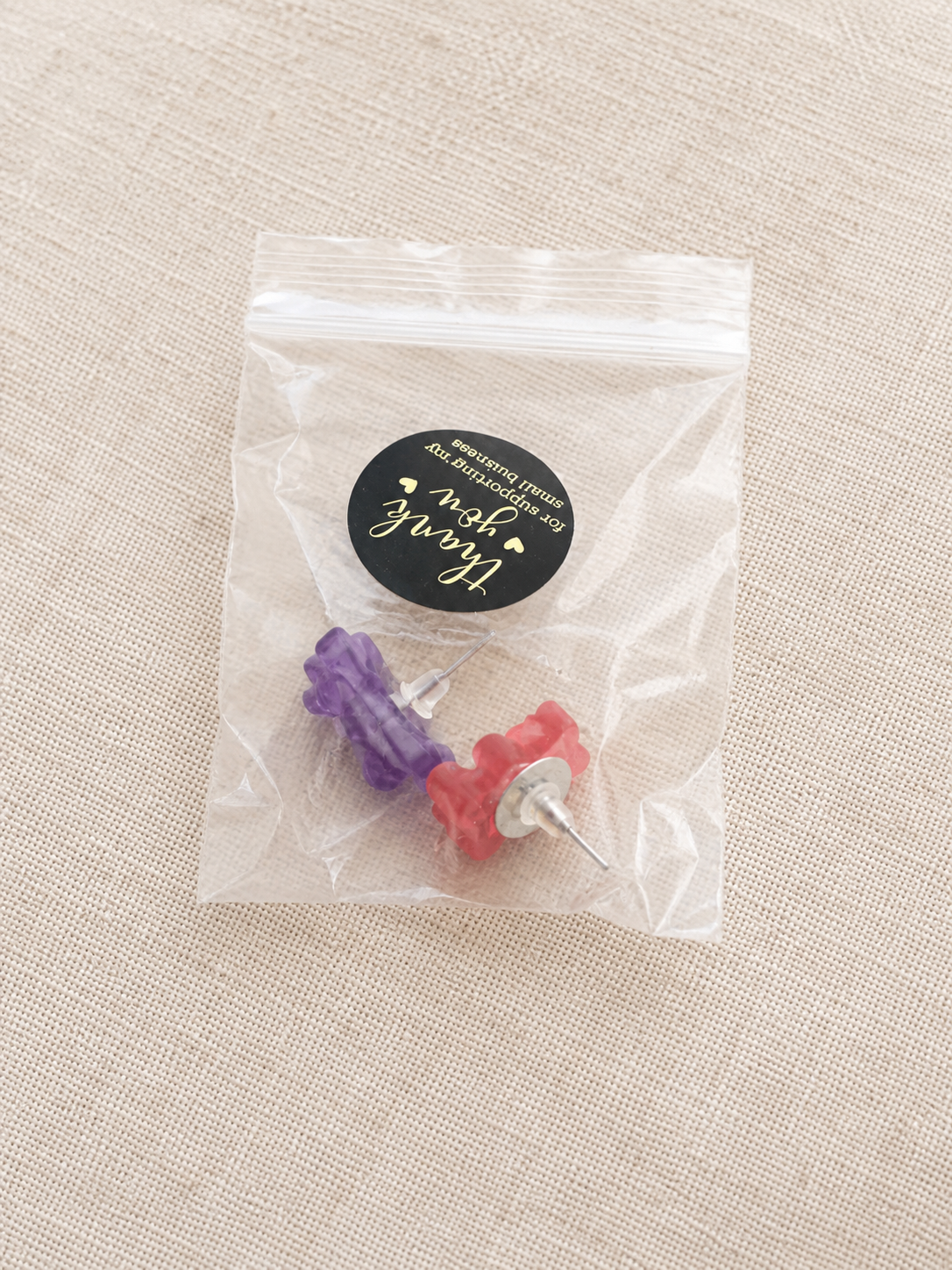 gummy bear studs