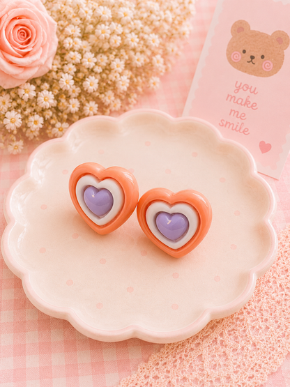 Heart Studs