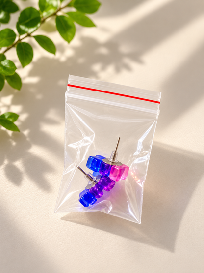 Colorful Gummy Bear Dangle Earrings: Playful Candy Jewelry