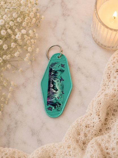Hotel Keychains – Retro Motel Style