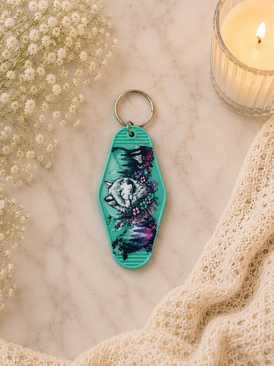 Hotel Keychains – Retro Motel Style