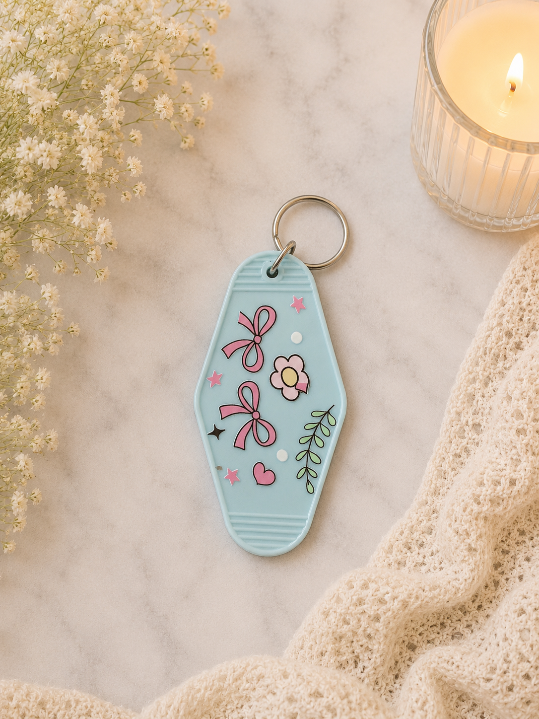 Hotel Keychains – Retro Motel Style