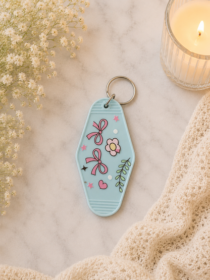 Hotel Keychains – Retro Motel Style