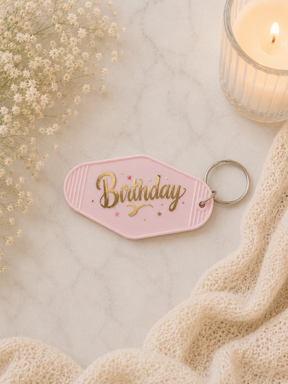 Hotel Keychains – Retro Motel Style