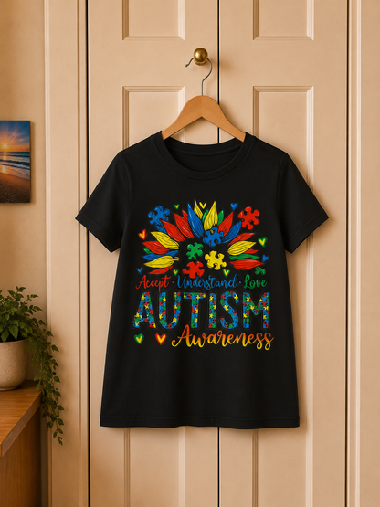 Cute & Colorful Kids T-Shirts | Autism Awareness and  Animal Graphic Tees | Sizes 1–4