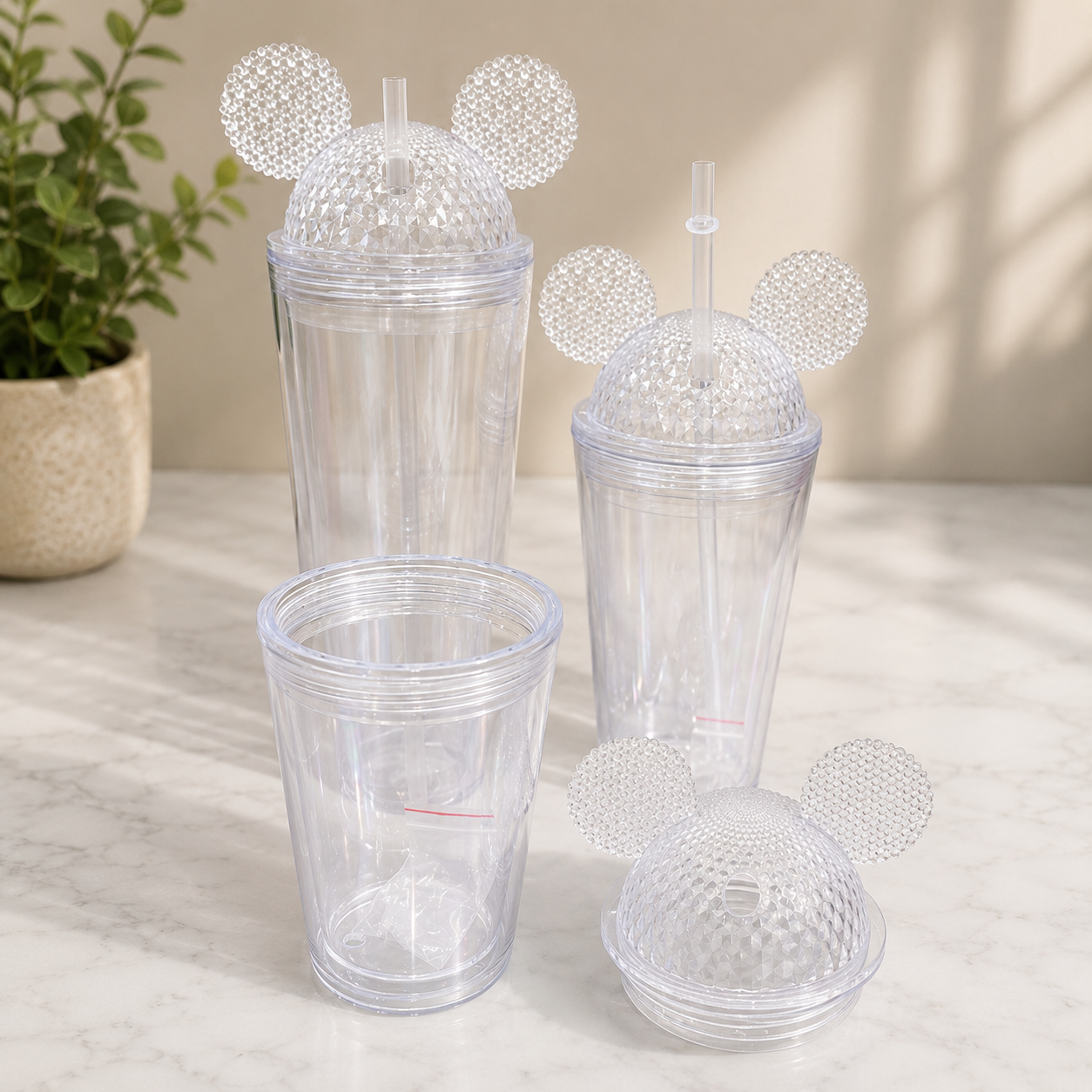 12 Oz Mickey ears stadium snow globe