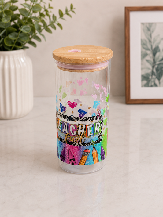 Glass Teacher Tumbler