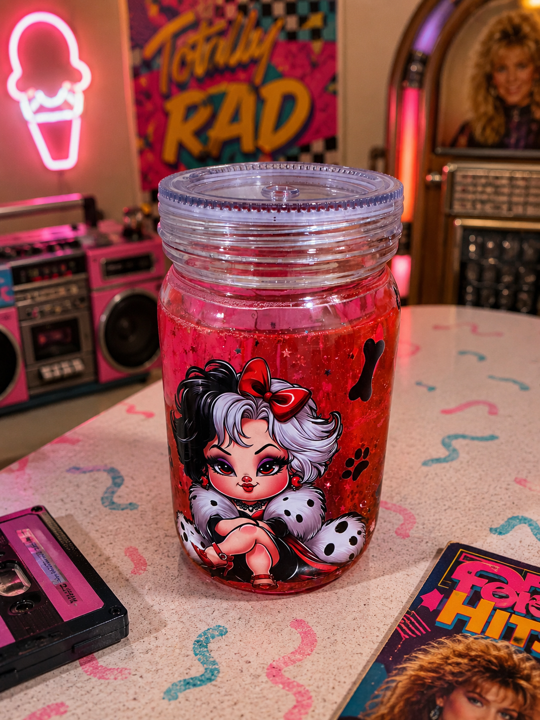 Cruella De Vil Snow Globe Tumbler