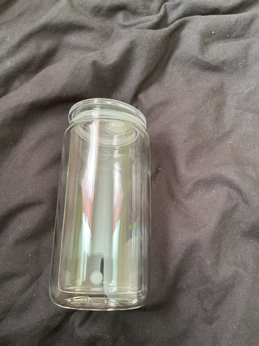 16 Oz Glass Snow Globe Tumblers