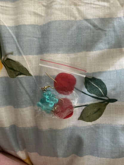 Colorful Gummy Bear Dangle Earrings: Playful Candy Jewelry