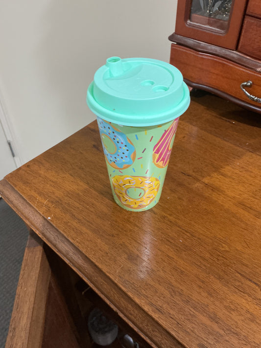 Ice Cream Sprinkles & Donut Print Tumbler