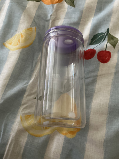 16Oz Acrylic Snow Globe Tumblers