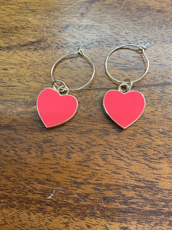 Valentine’s Day earrings