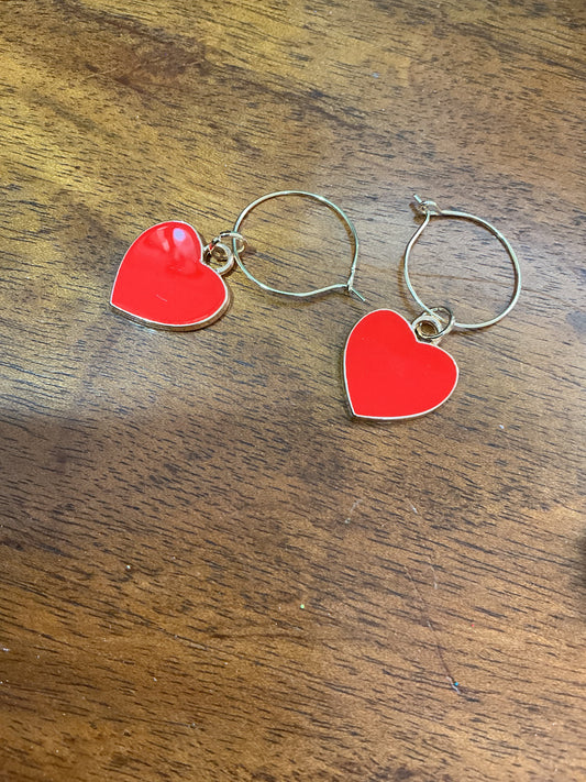 Valentine’s Day earrings