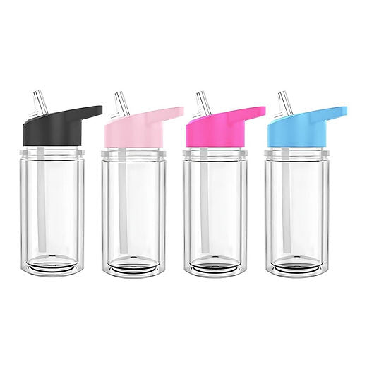 12 Oz snow globe water bottle