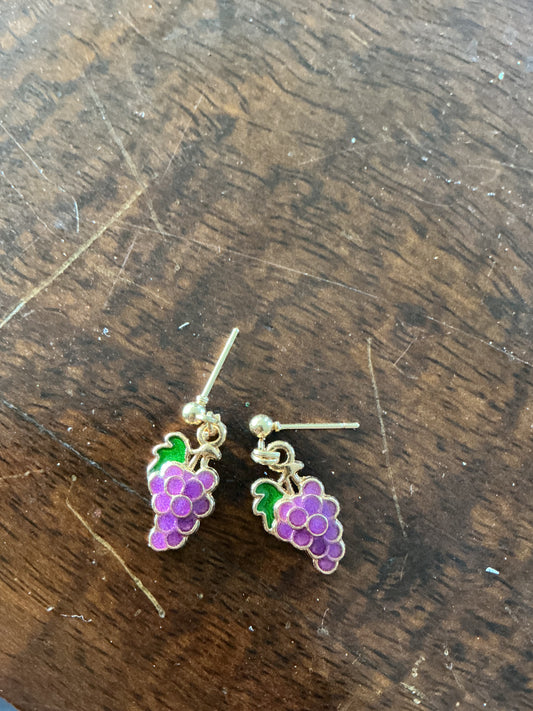 Grape Stud Earrings