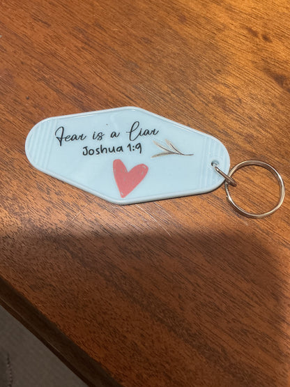 Hotel Keychains – Retro Motel Style