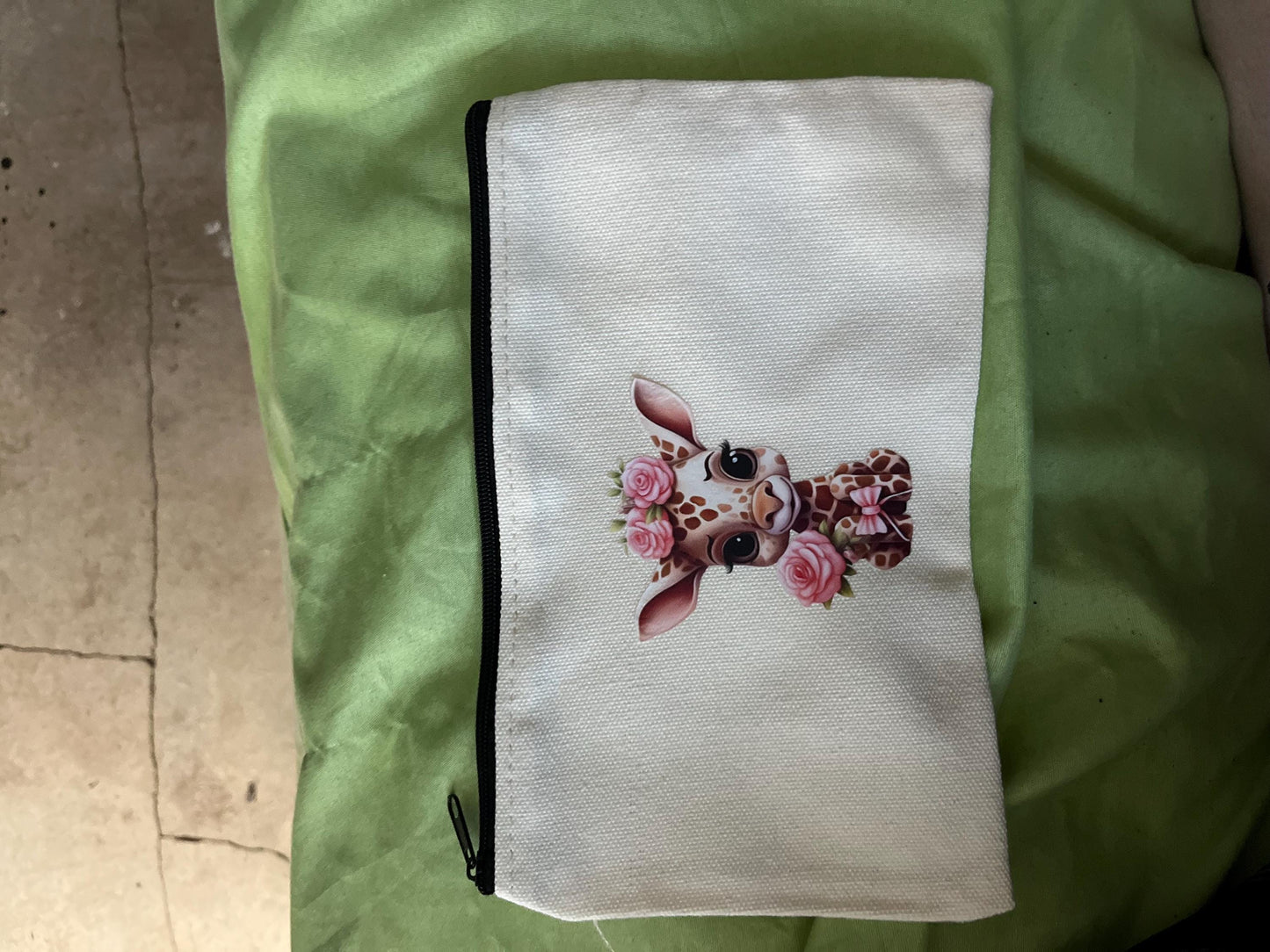 Canvas Zipper Pouch: Makeup Bag, Pencil Case, Small Travel Bag