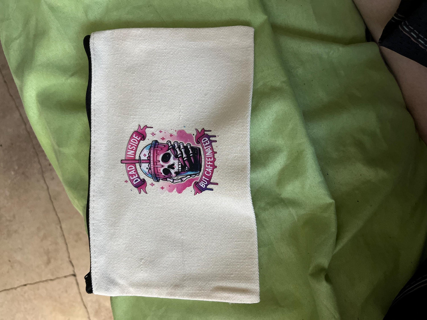 Canvas Zipper Pouch: Makeup Bag, Pencil Case, Small Travel Bag