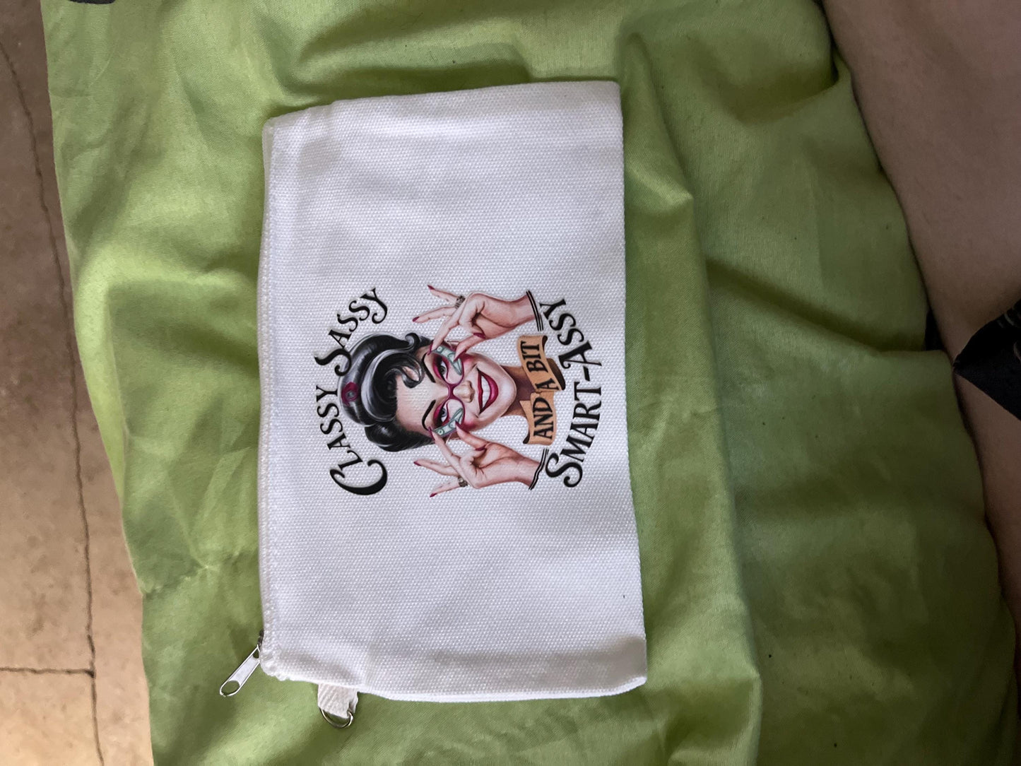 Canvas Zipper Pouch: Small Makeup Bag, Pencil Case